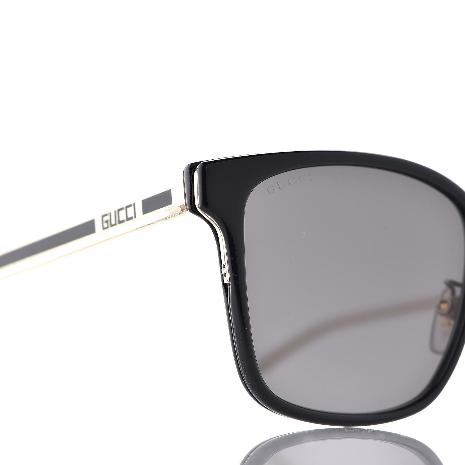 Gucci Acetate Specialized Fit Square Sunglasses GG0563SK Black 7 of 7