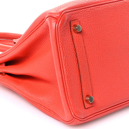 Hermes Togo Birkin 30 Orange Poppy 9 of 12