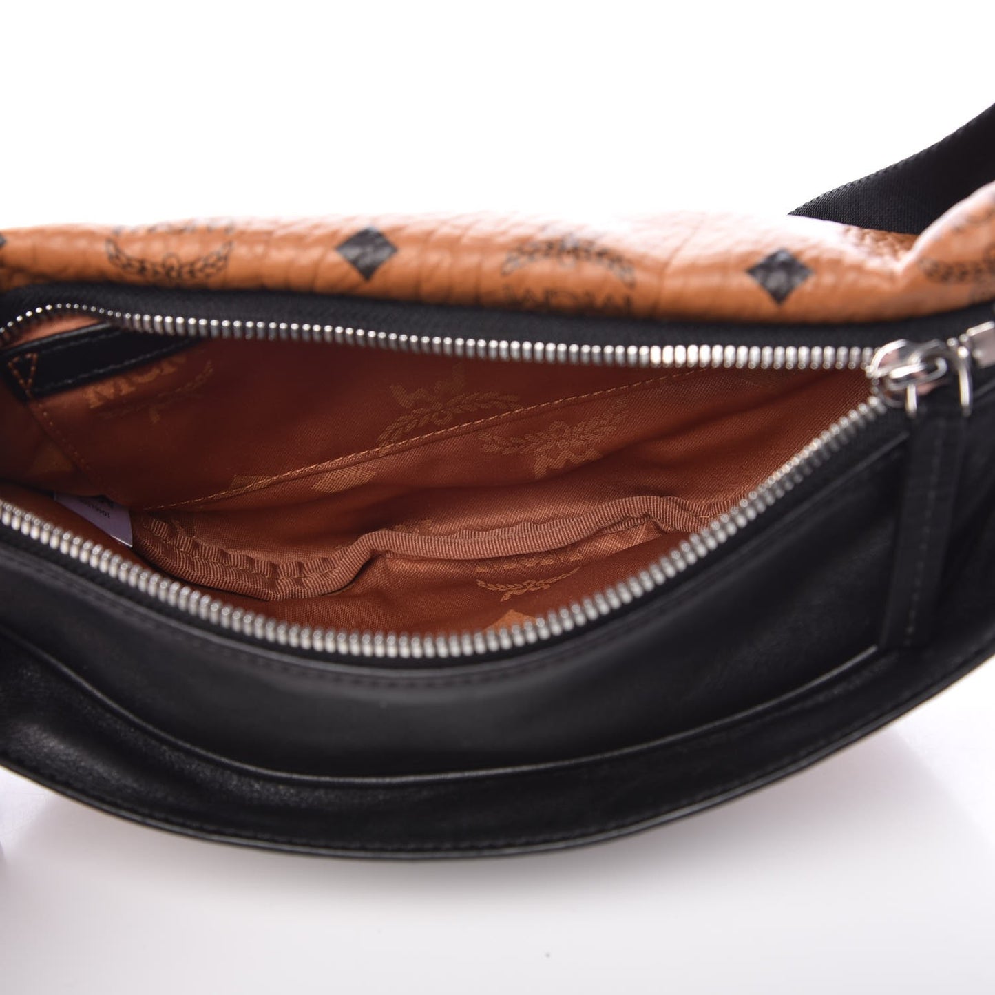 Visetos Waist Bag Black Cognac