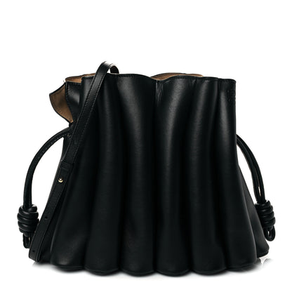 Loewe Calfskin Ondas Flamenco Knot Bag Black 1 of 9
