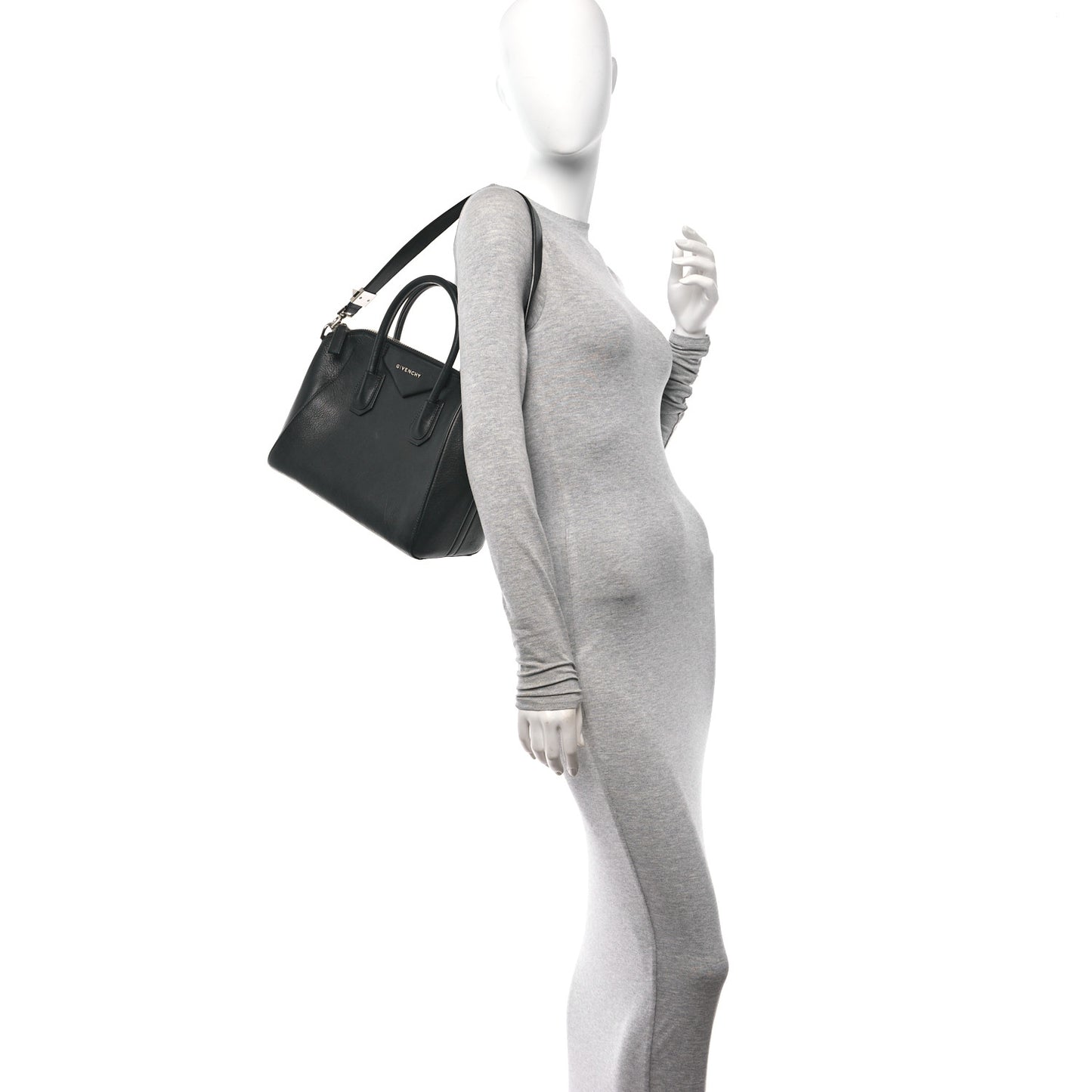 Sugar Goatskin Small Antigona Black