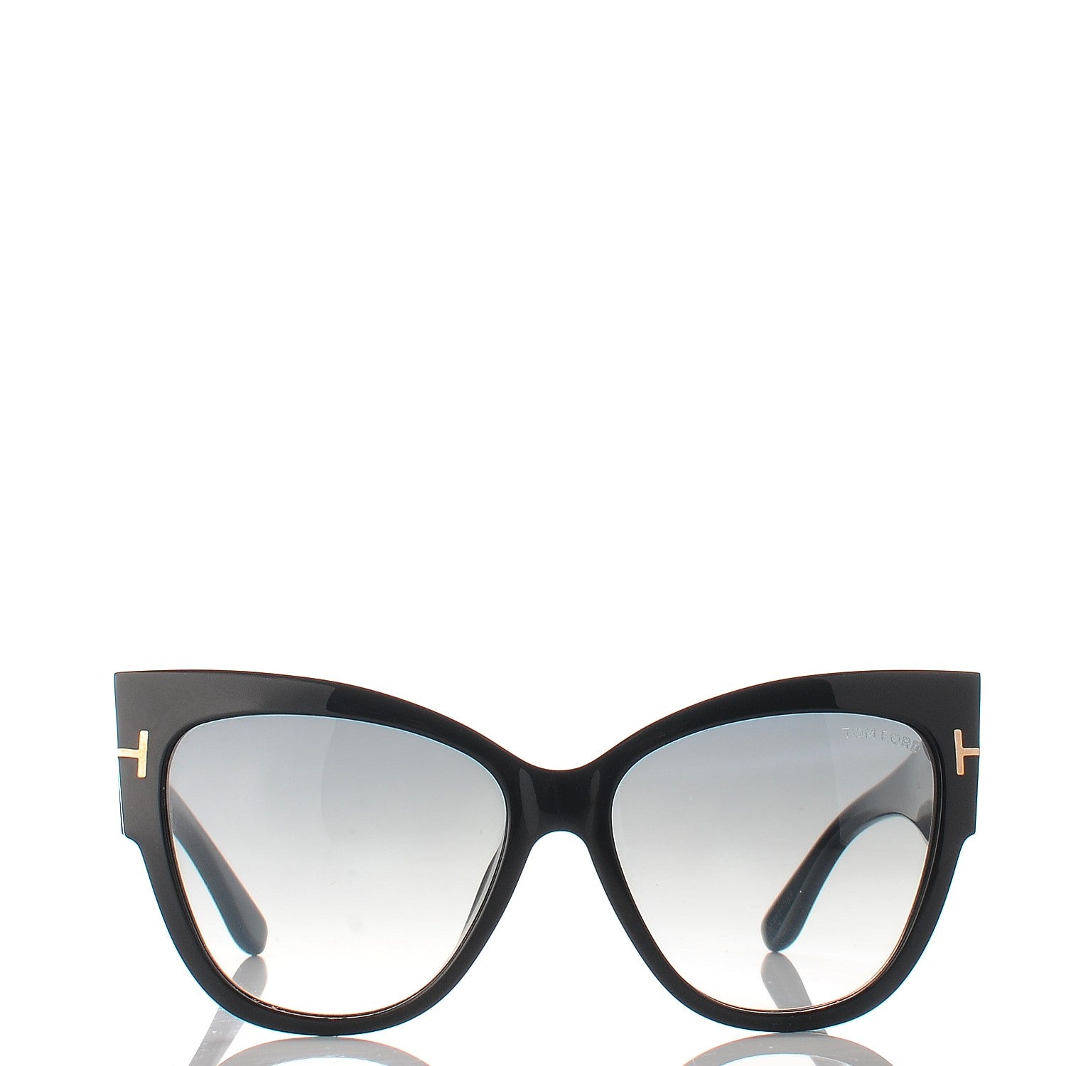 Tom Ford Acetate Anoushka Cat Eye Sunglasses TF371 Black 2 of 8