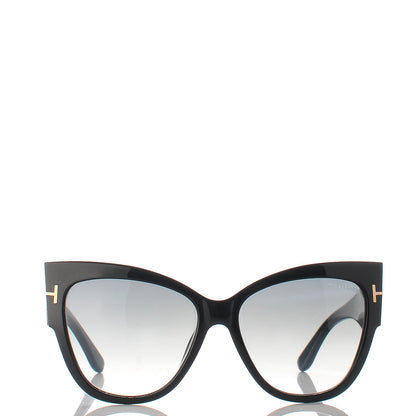 Tom Ford Acetate Anoushka Cat Eye Sunglasses TF371 Black 2 of 8