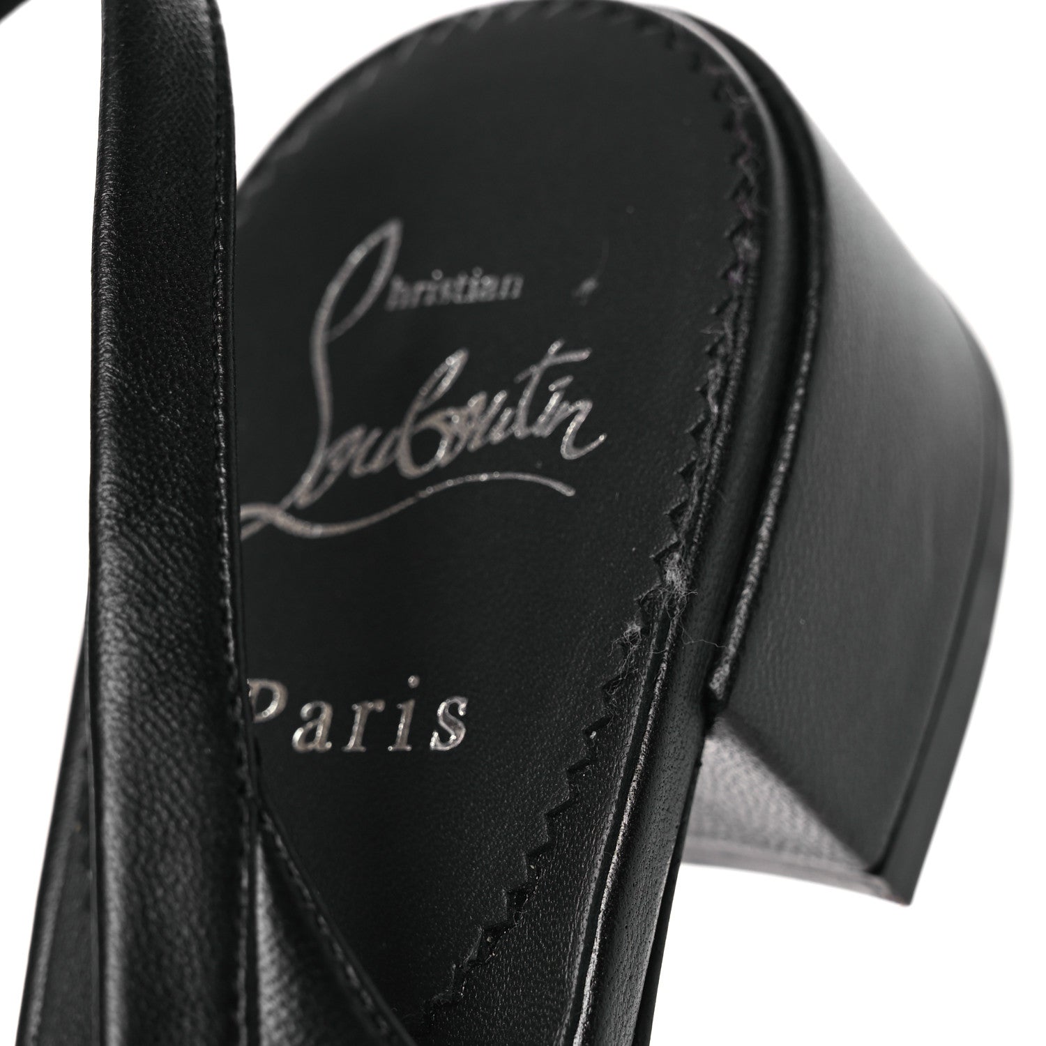 Christian Louboutin Nappa Mamaflirt 30mm Bow Sling Ballerinas 39 Black 10 of 10