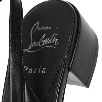Christian Louboutin Nappa Mamaflirt 30mm Bow Sling Ballerinas 39 Black 10 of 10