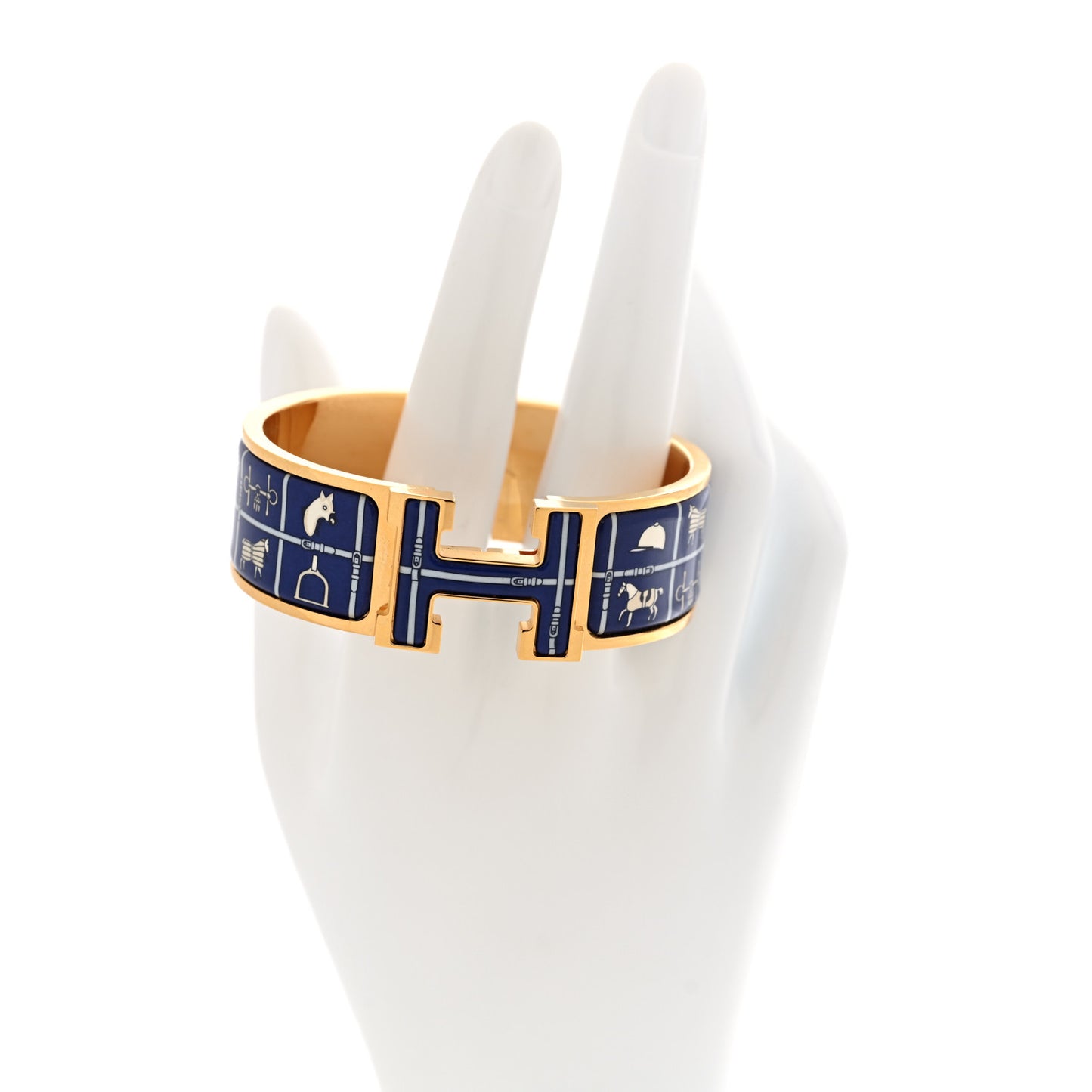 Enamel Printed Wide Couvertures et Tenues de Jour Beige Blue