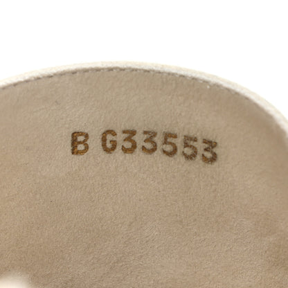 Chanel Iridescent Goatskin CC Espadrille Mules 39 Ivory Black 9 of 9