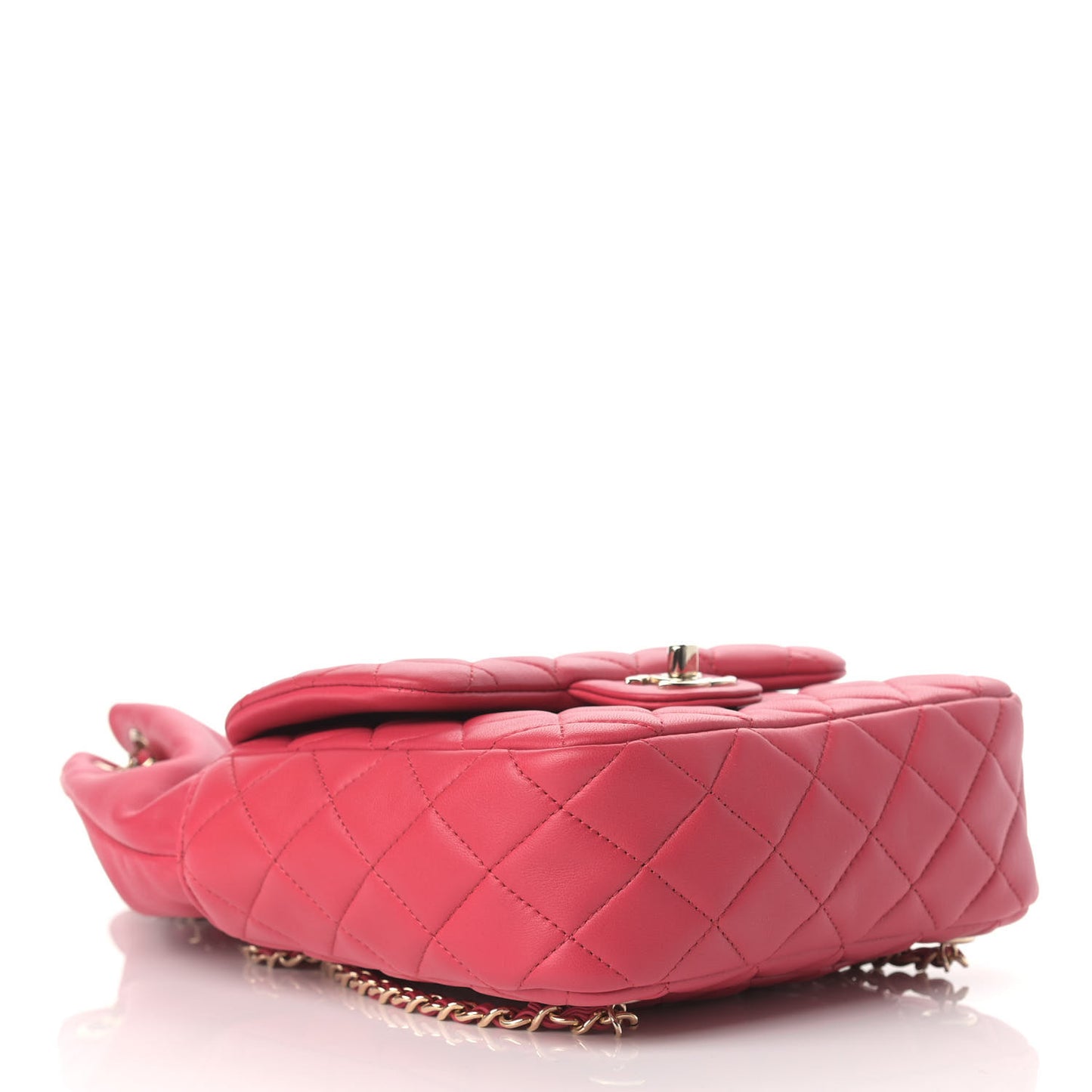 Lambskin Quilted Large In Seoul Backpack Red