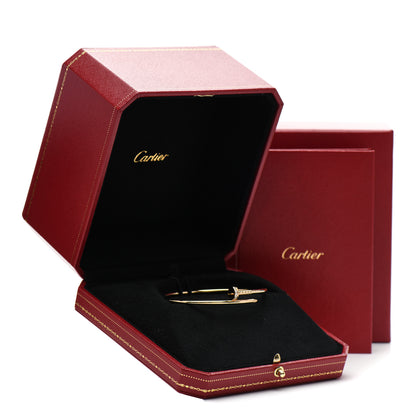 Cartier 18K Yellow Gold Diamond Small Juste Un Clou Bracelet 18 5 of 5