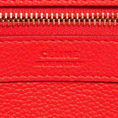 Celine Soft Grained Calfskin Medium Cabas Phantom Vermillion 6 of 8