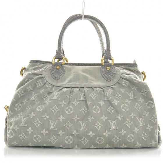 Louis Vuitton Denim Neo Cabby MM Grey 1 of 9