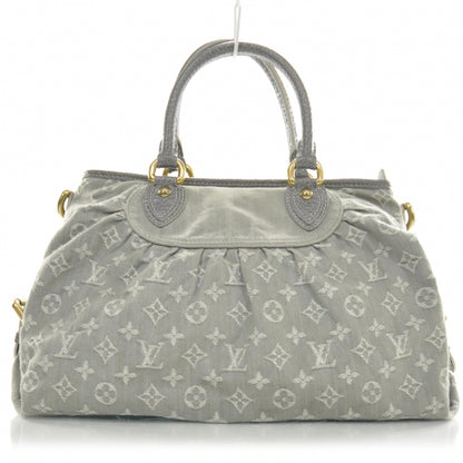 Louis Vuitton Denim Neo Cabby MM Grey 1 of 9