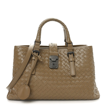 Bottega Veneta Light Calf Intrecciato Small Roma New Cigar 1 of 11