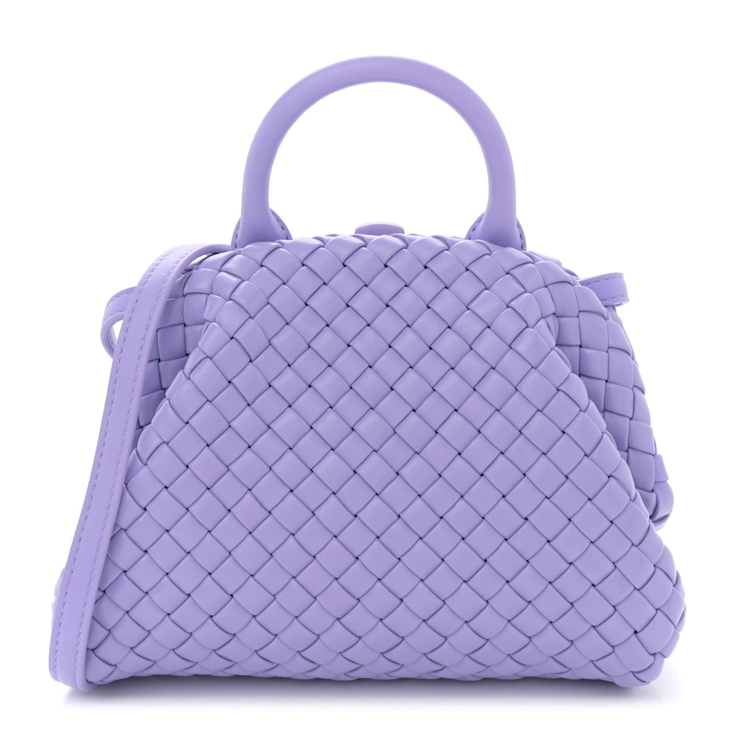 Bottega Veneta Nappa Intreccio Mini Padded Handle Bag Wisteria 1 of 9