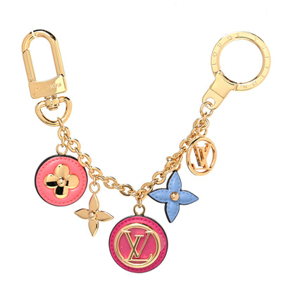 Louis Vuitton Preppy Flowers Bag Charm Chain Multicolor 1 of 4