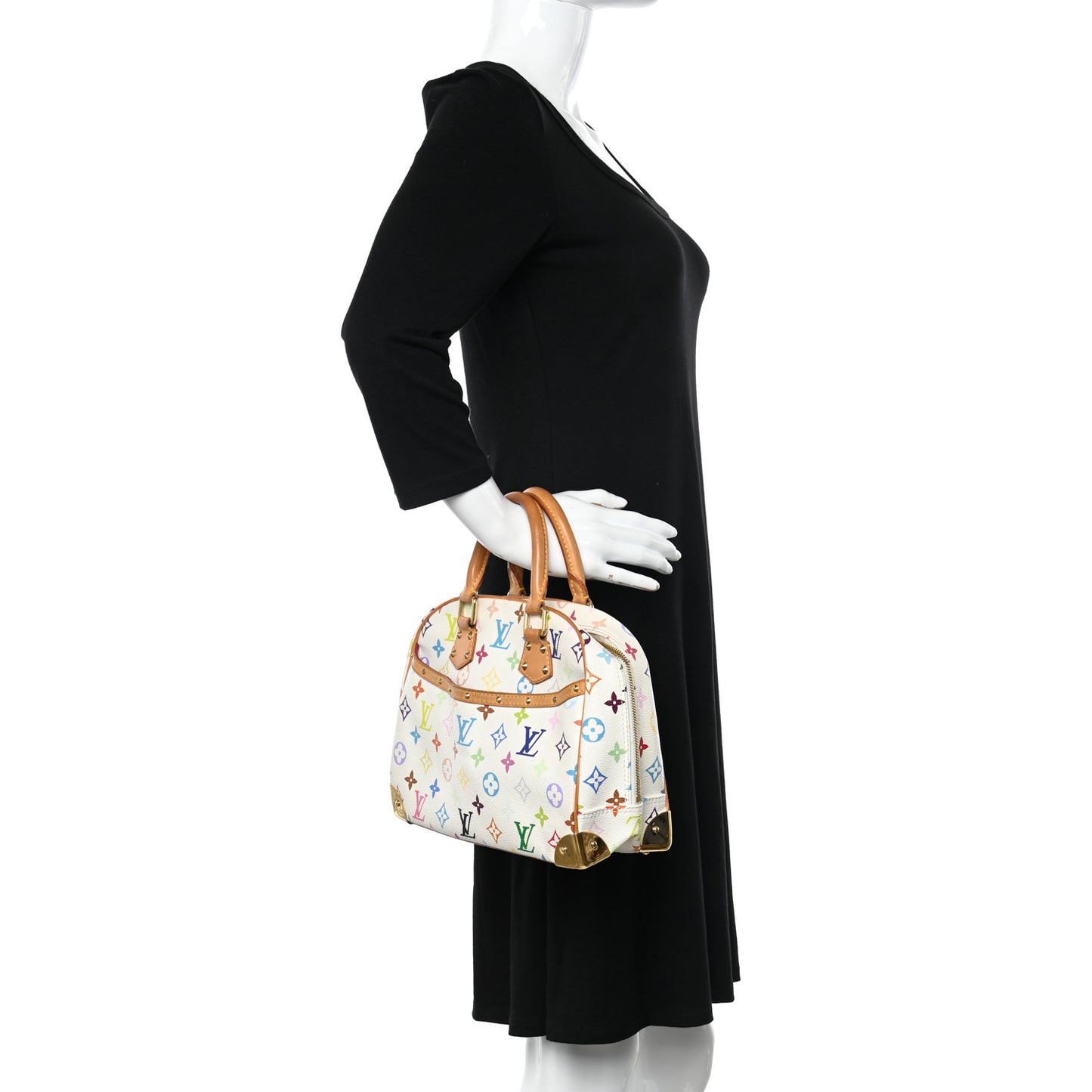 Monogram Multicolor Trouville White