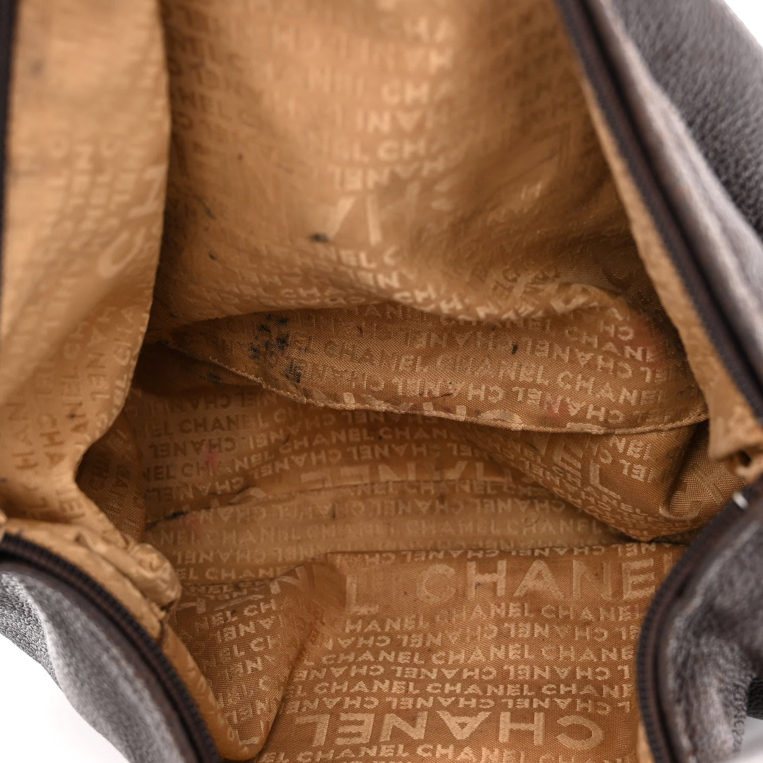 Chanel Grained Calfskin Tassel Hobo Brown 5 of 12