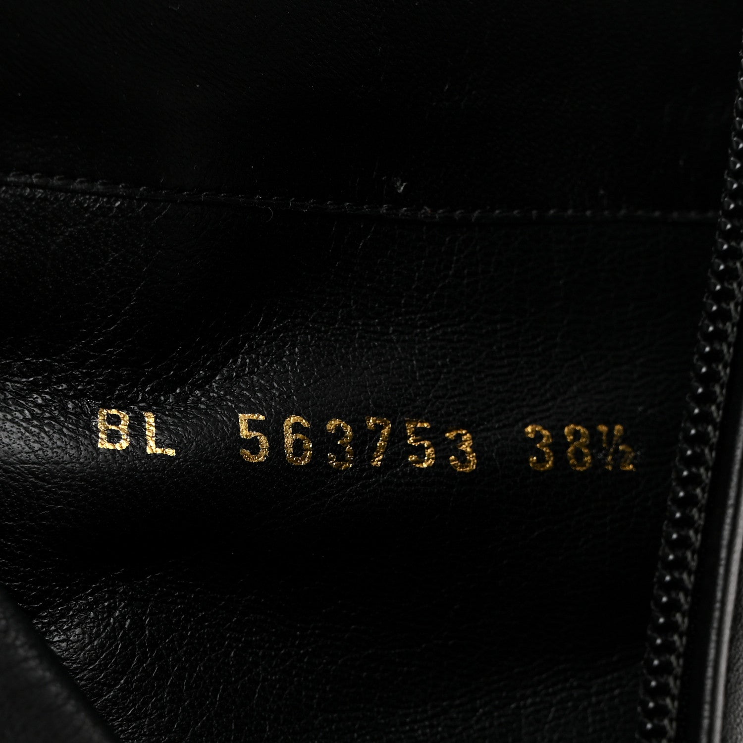 Saint Laurent Calfskin Opyum Ankle Boots 38.5 Black 6 of 8