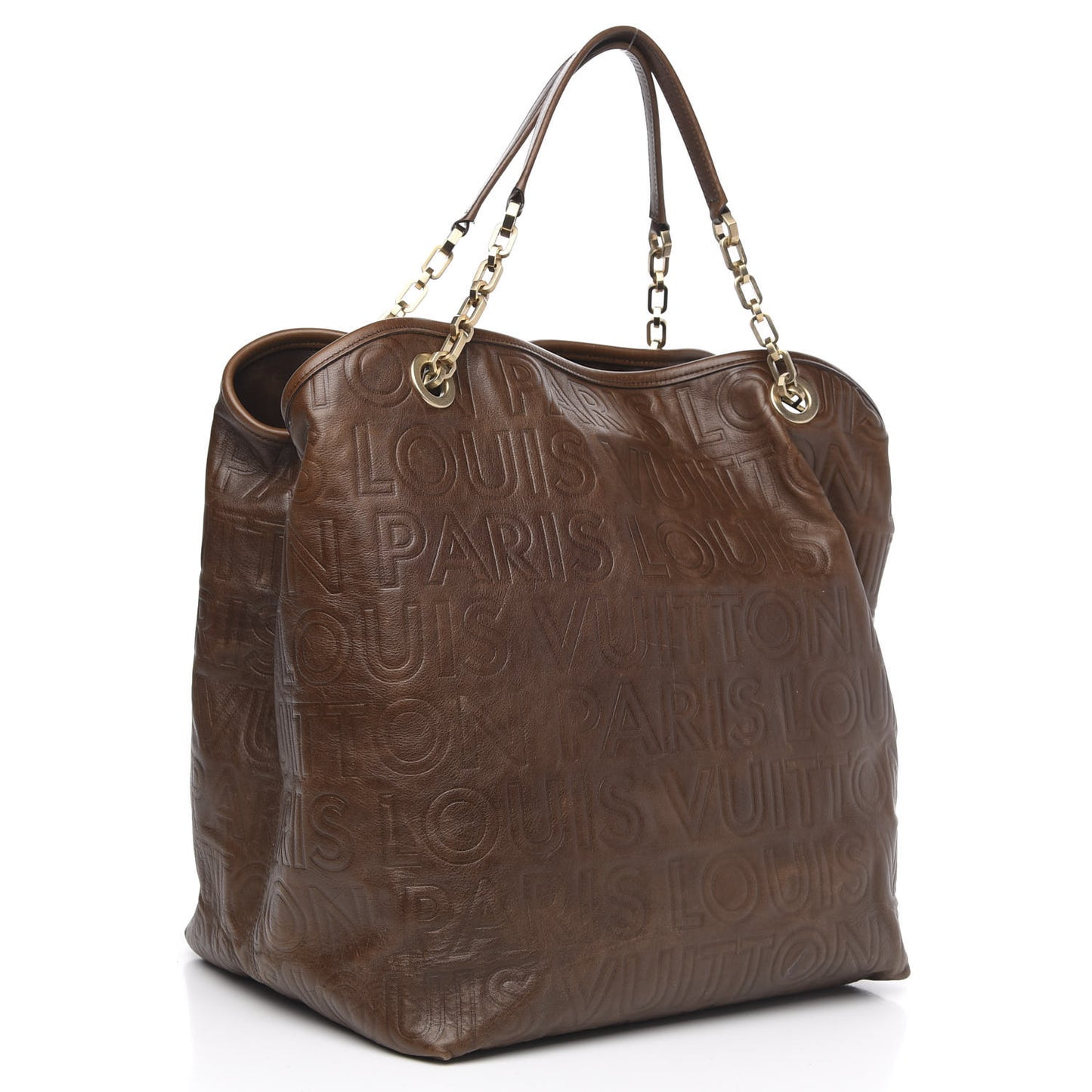 Monogram Paris Souple Whisper GM Chocolate