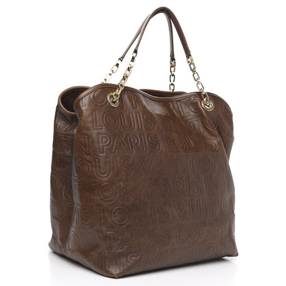 Louis Vuitton Monogram Paris Souple Whisper GM Chocolate 3 of 14