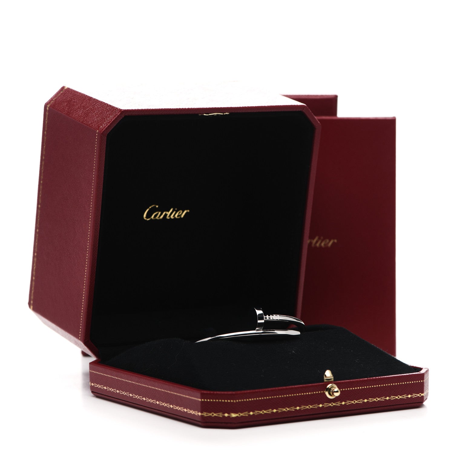 Cartier 18K White Gold Juste Un Clou Bracelet 15 5 of 5