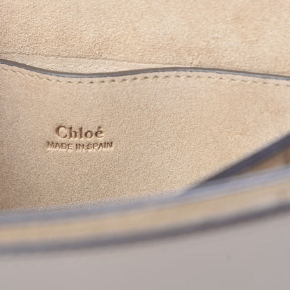 Chloe Suede Calfskin Small Faye Shoulder Bag Motty Grey 7 of 9