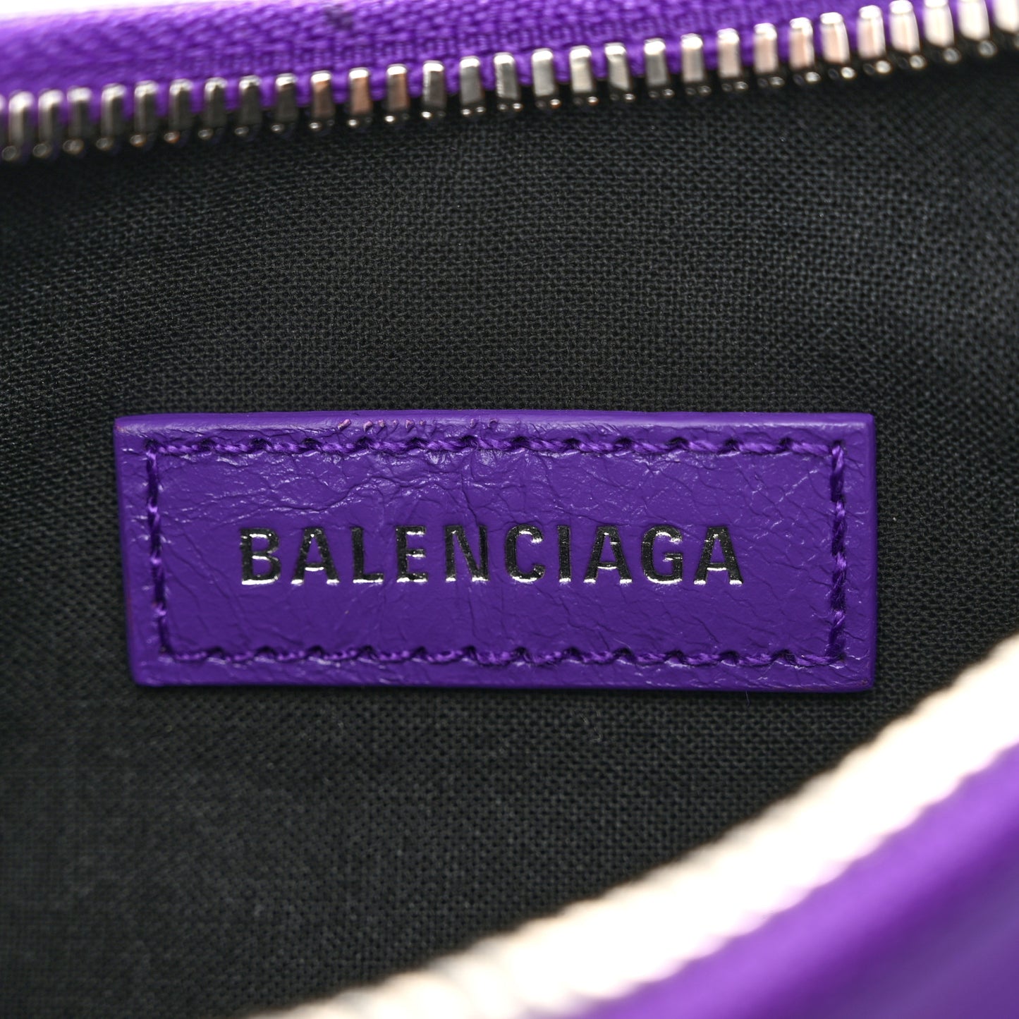 Agneau Arena Le Cagole Shoulder Bag XS Purple