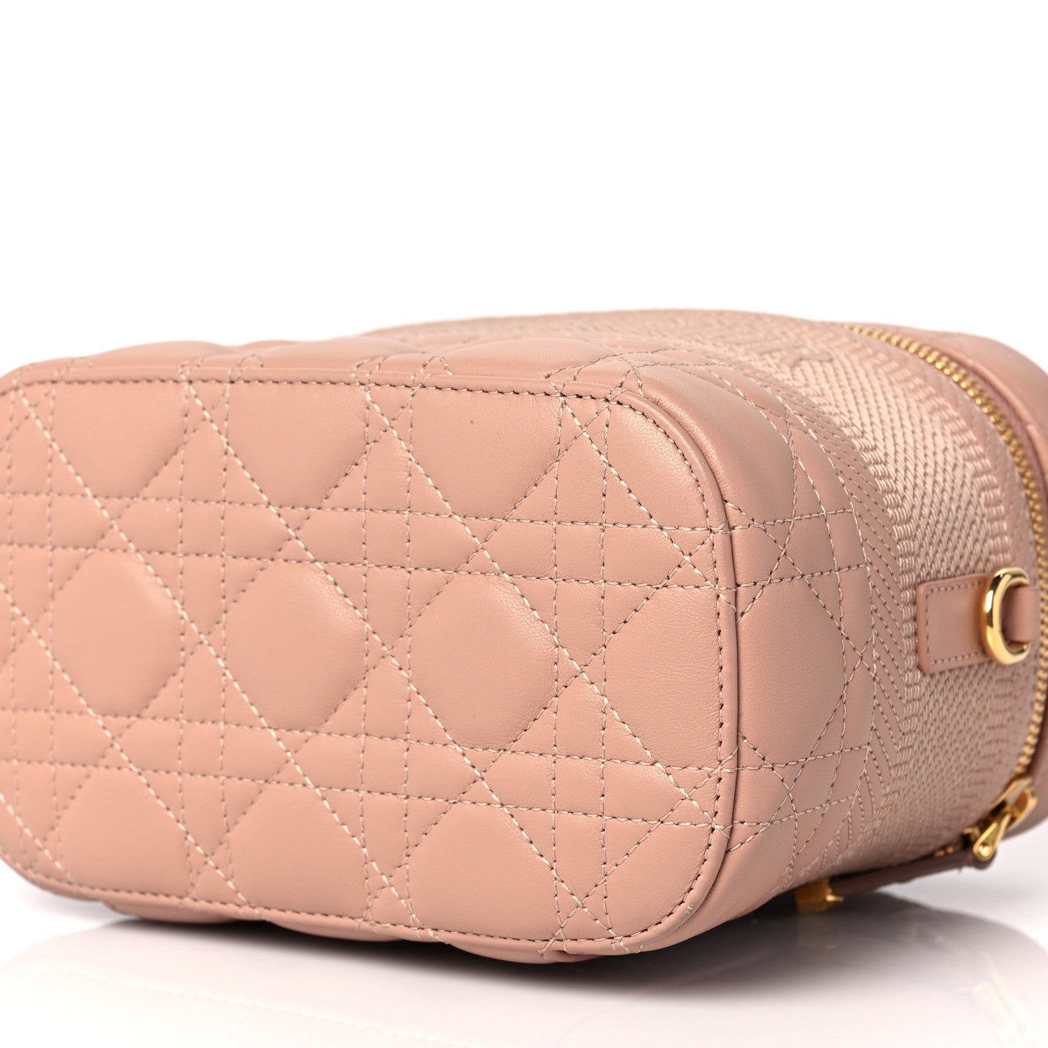 Christian Dior Lambskin Cannage Small Diortravel Vanity Case Pink 8 of 8