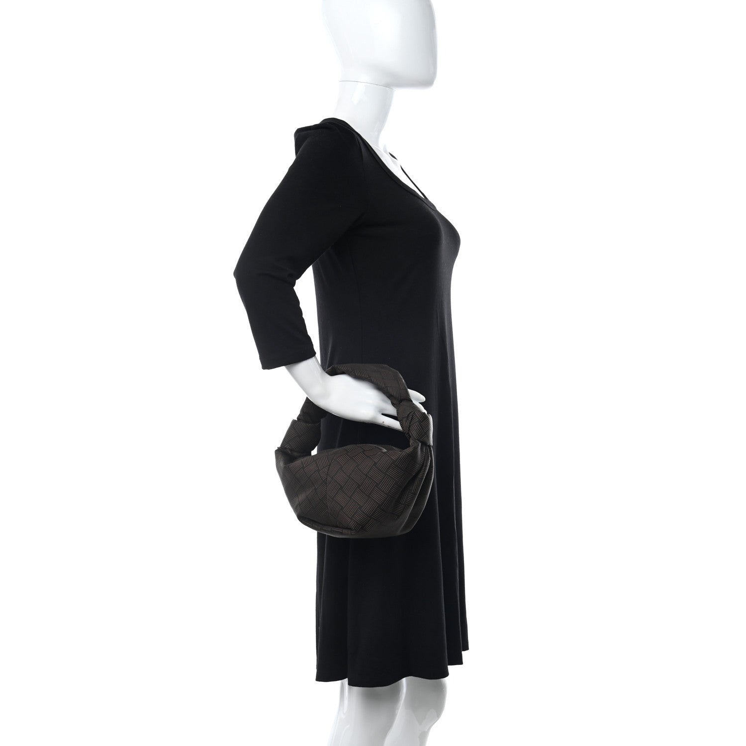 Bottega Veneta Jacquard Mini Double Knot Bag Fondant 3 of 8