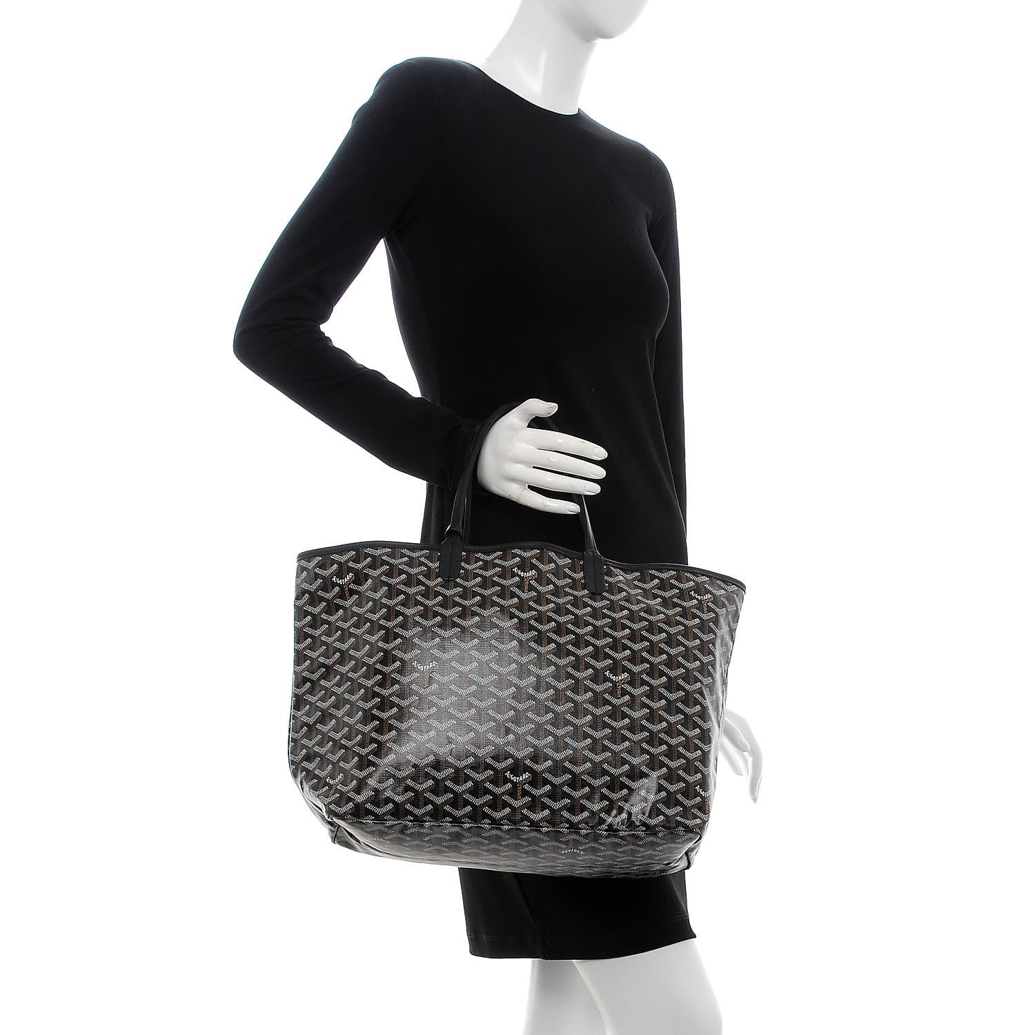 Goyard Goyardine Saint Louis PM Black 2 of 7