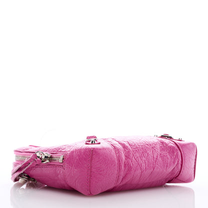 Balenciaga Agneau Arena Classic Silver Hardware XS Reporter Crossbody Rose Flamingo 4 of 8