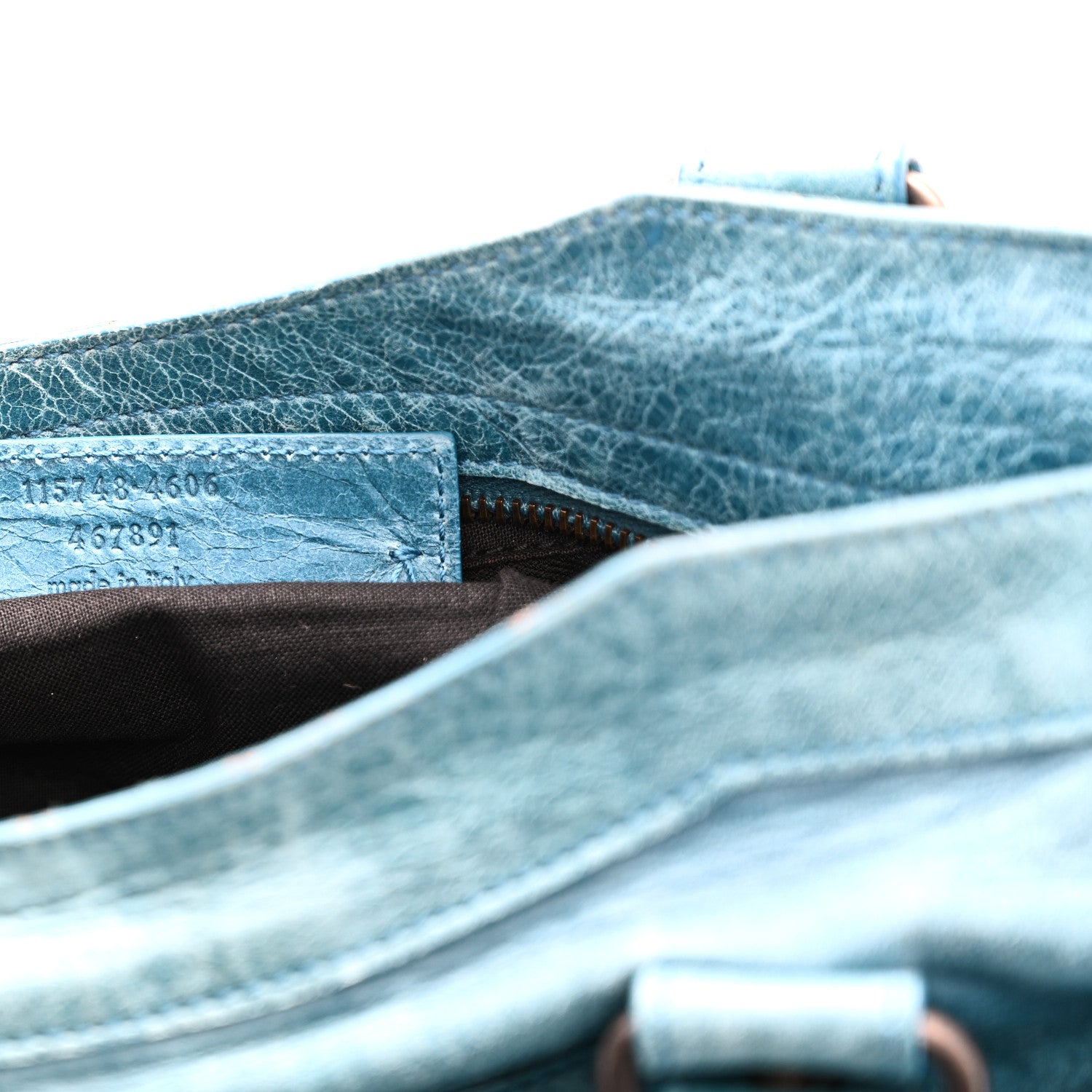 Balenciaga Agneau Classic Hardware City Aquamarine 8 of 12