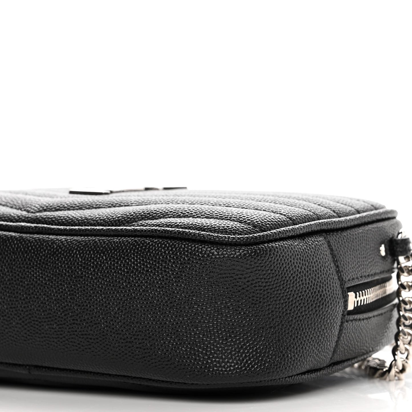 Grain De Poudre Matelasse Monogram Mini Lou Camera Bag Black
