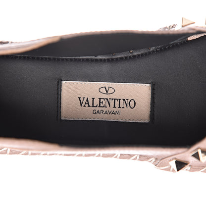 Valentino Garavani Pebbled Calfskin Rockstud Espadrilles 35 Poudre 7 of 8