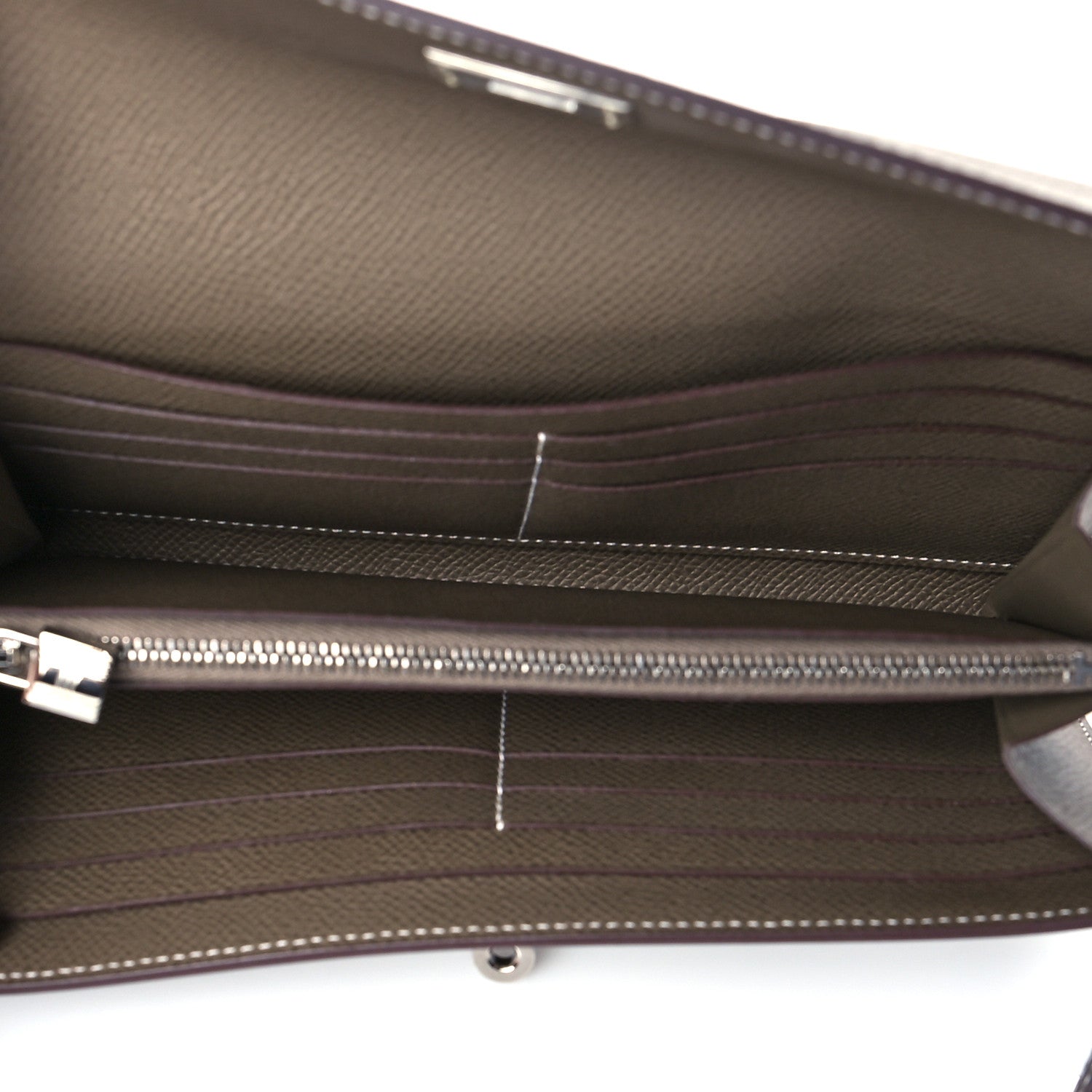 Hermes Epsom Kelly Longue Wallet Etoupe 5 of 11