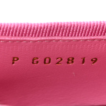 Chanel Iridescent Calfskin Crocodile Embossed Ballerina Flats 37 Pink 9 of 10