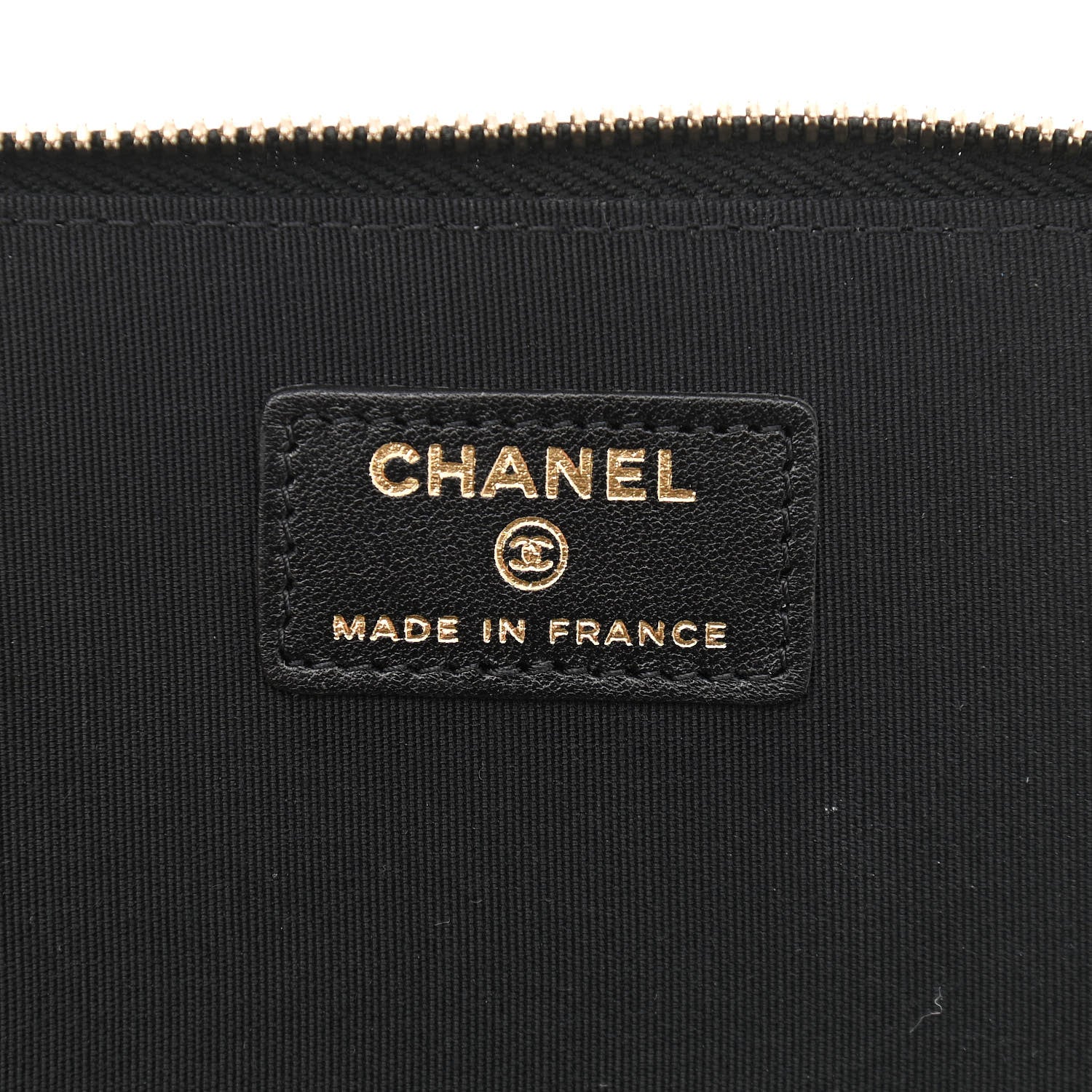 Chanel Lambskin Quilted Small Top Handle Vanity Case With Chain Black 6 of 11