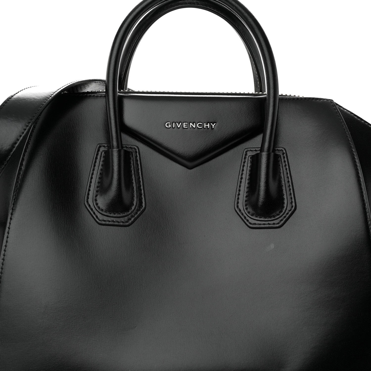 Givenchy Shiny Lord Calfskin Medium Antigona Black 8 of 10
