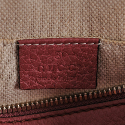 Gucci Pebbled Calfskin Small Soho Disco Bag Rose 6 of 7