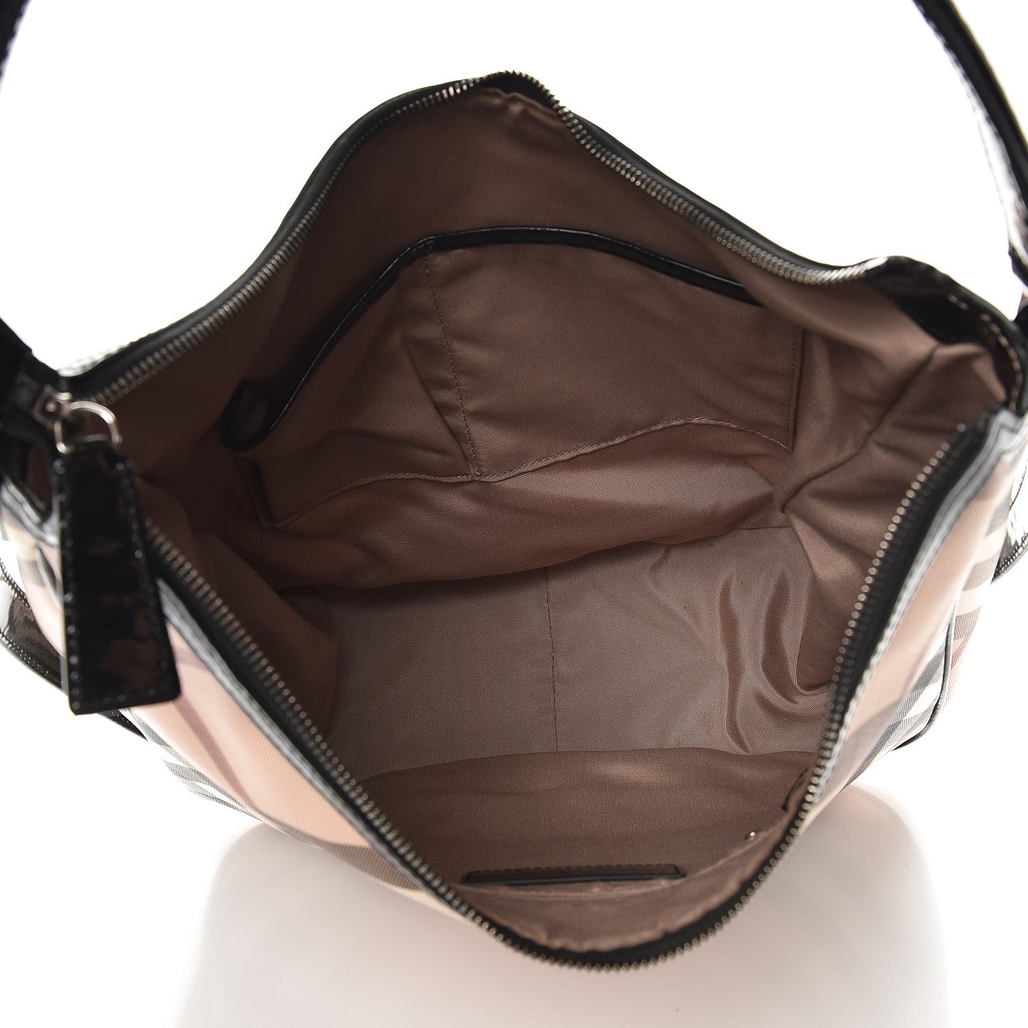 Burberry Nova Check Medium Moore Hobo Black 5 of 12