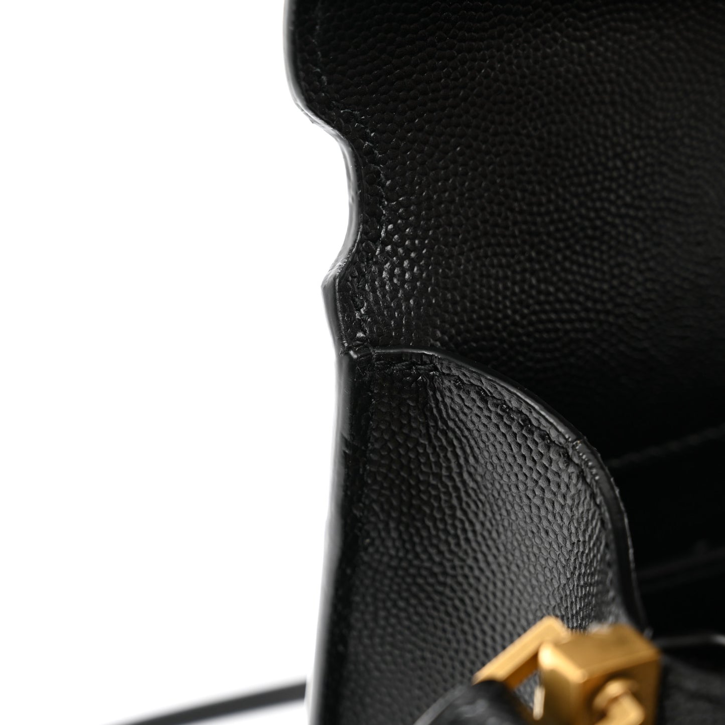 Grain de Poudre Medium Classic Monogram Cassandra Top Handle Black