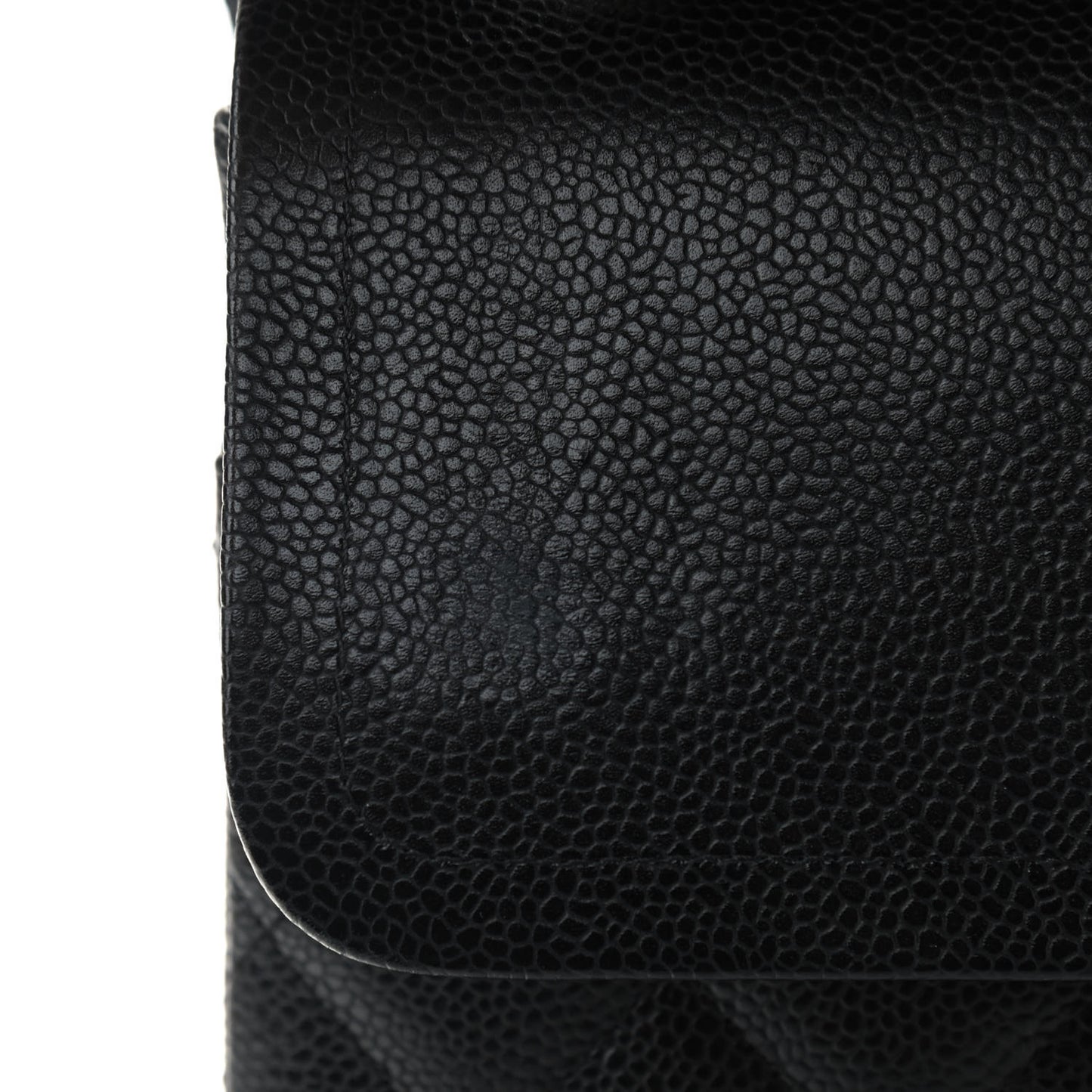 Caviar Quilted Maxi Double Flap Black