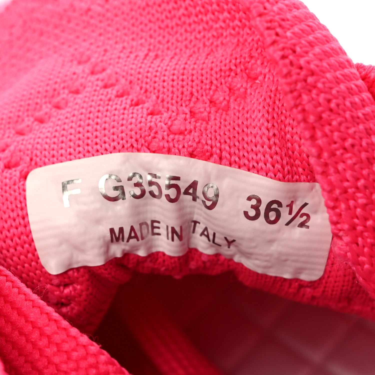 Chanel Mixed Fibers Quilted Womens CC Sneakers 36.5 Bright Pink 9 of 10