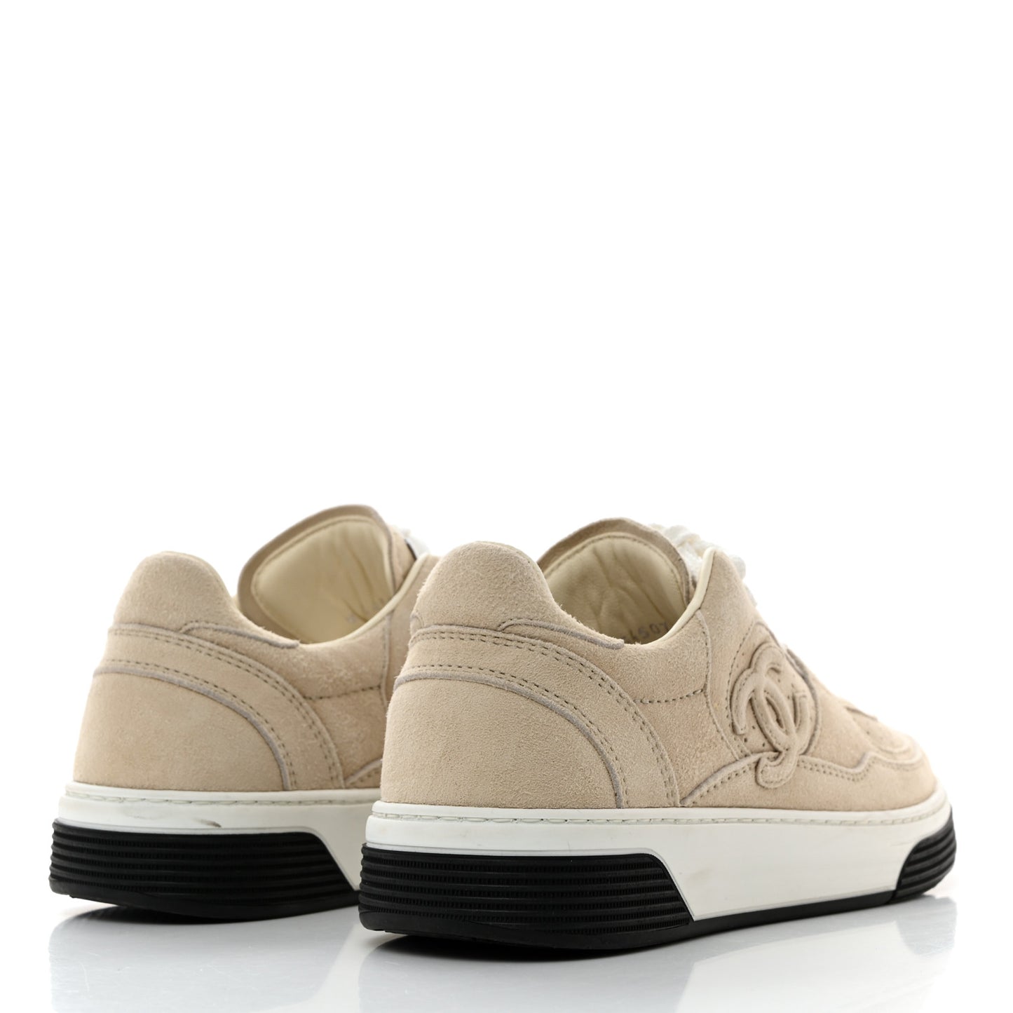 Suede Womens CC Sneakers 36 Light Beige