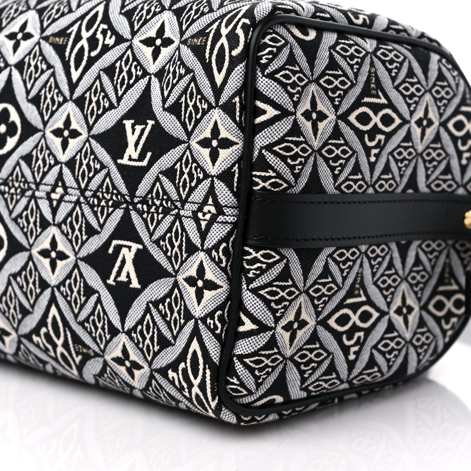 Louis Vuitton Jacquard Since 1854 Speedy Bandouliere 25 Black 10 of 10