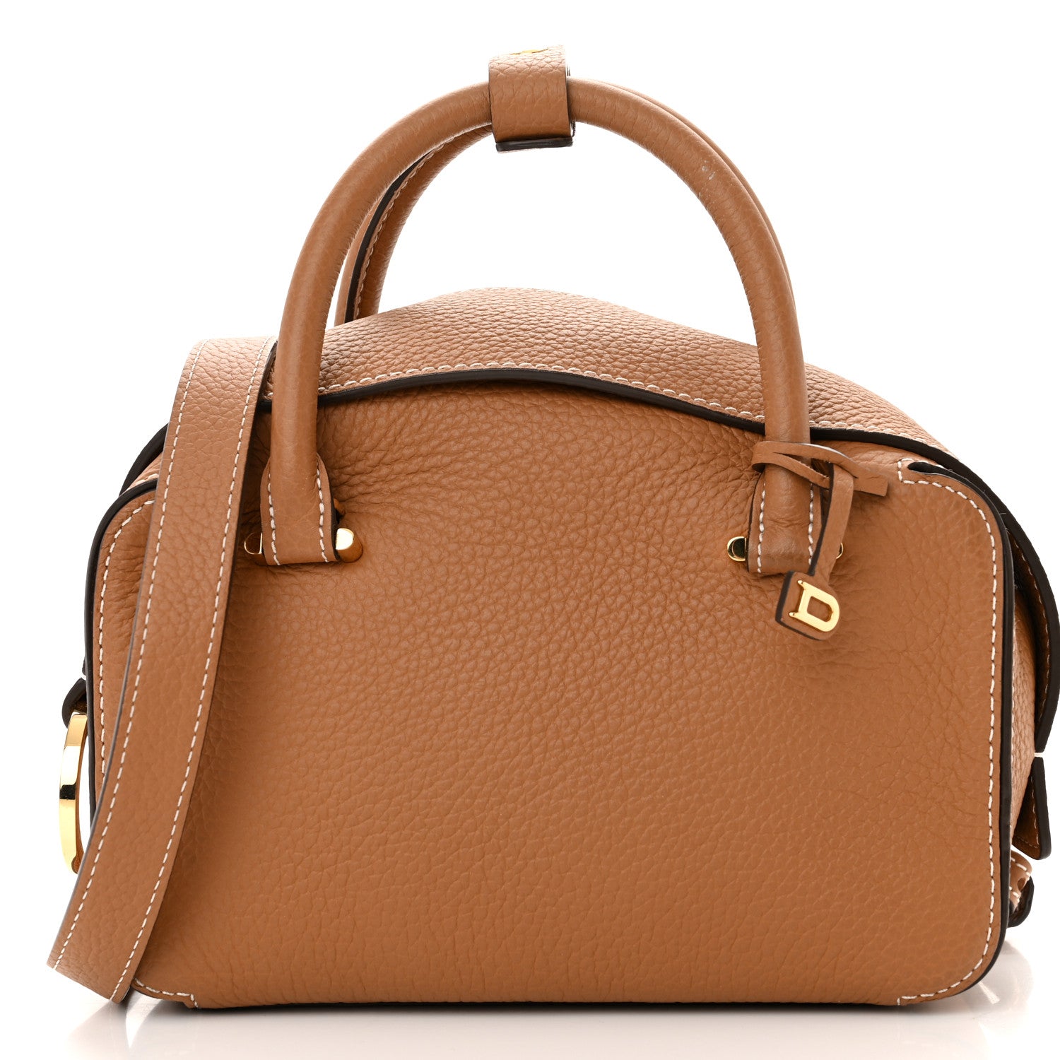 Delvaux Taurillon Soft Mini Cool Box Satchel Vegetal Ivory 7 of 12