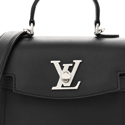 Louis Vuitton Calfskin Lockme Ever Mini Black 7 of 9