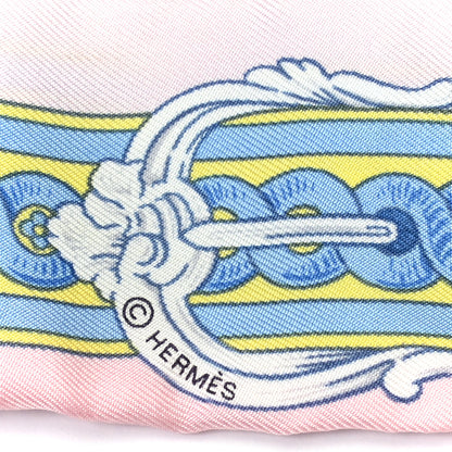 Hermes Silk Bride De Cour Twilly Rose Pale Ciel 3 of 4