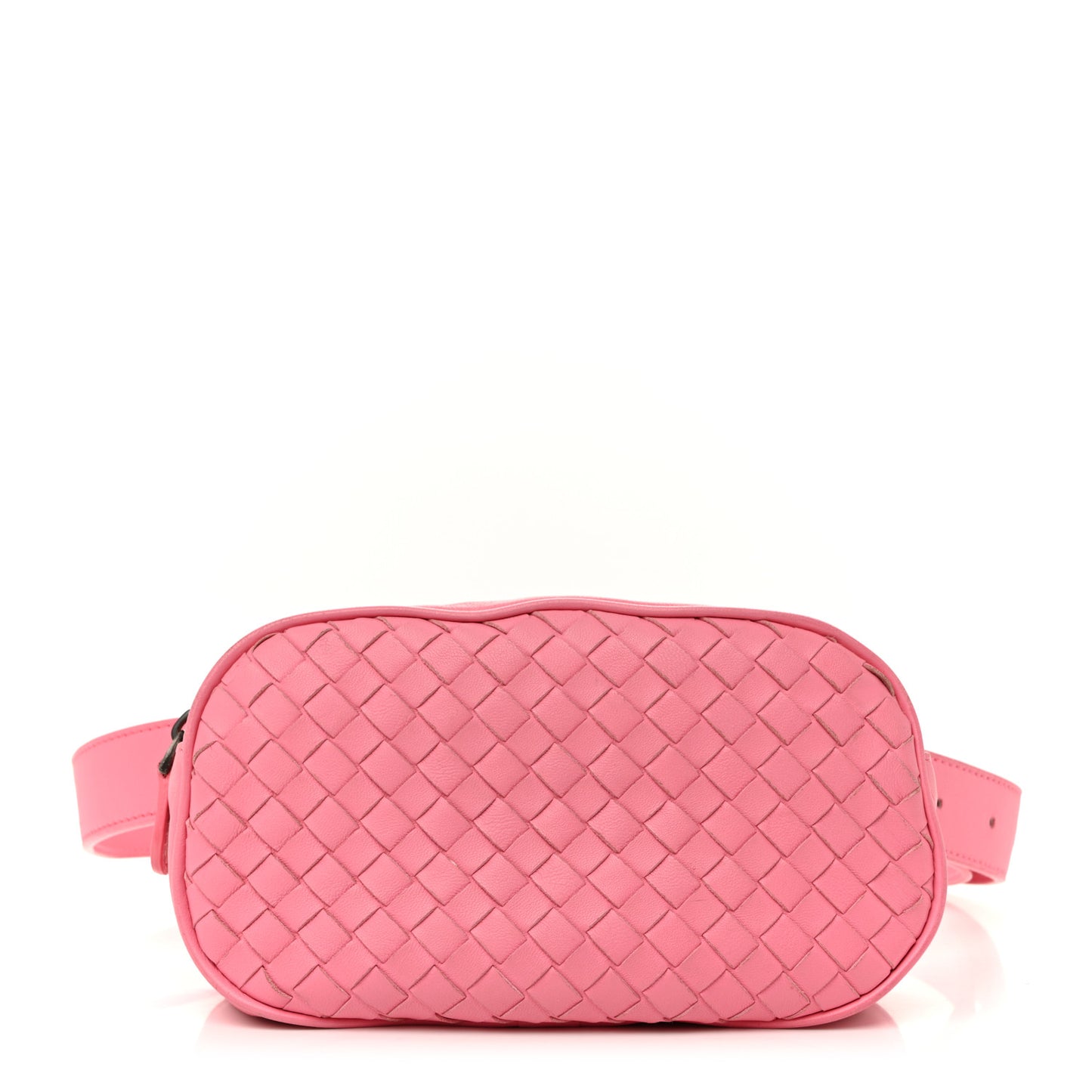 Nappa Intrecciato Belt Bag Pink