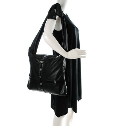 Chanel Lambskin Large Girl Bag Black 2 of 7